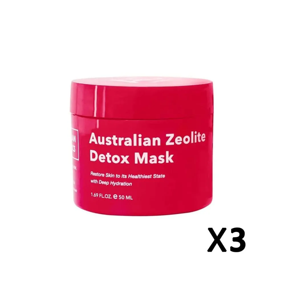 3x Australian Cosmetics Detox Mask 50ml