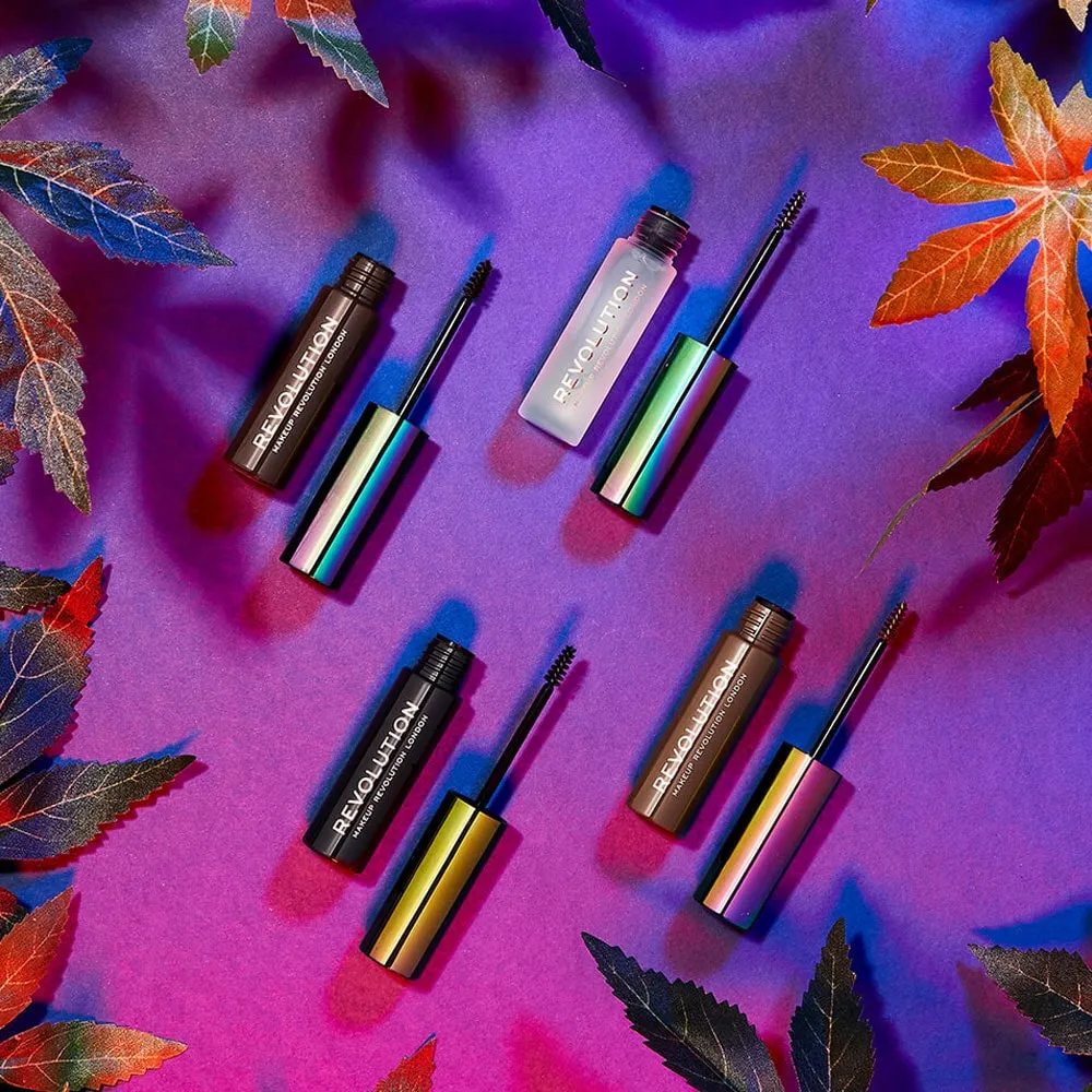 3x Revolution Good Vibes Brow Mascara Gel With Sativa Clear