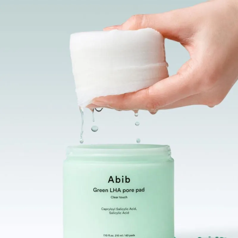 Abib Green LHA Pore Pad Clear Touch 60Pads