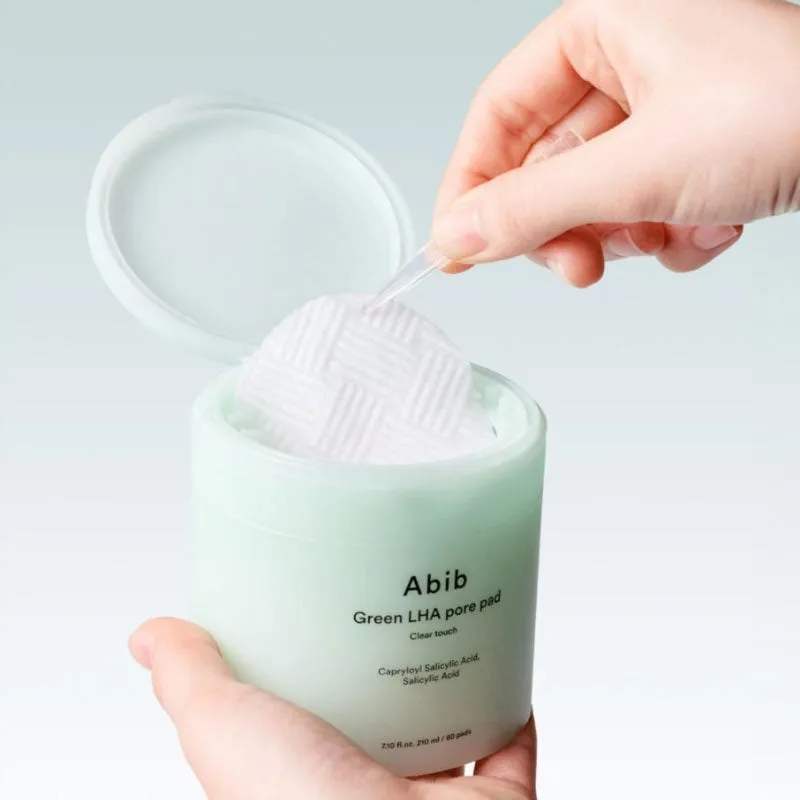 Abib Green LHA Pore Pad Clear Touch 60Pads