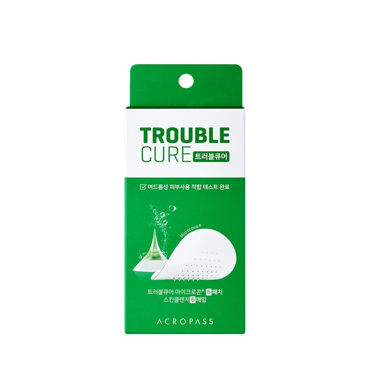 AcroPass Trouble Cure (Skin Cleanser 6ea Trouble Cure 6 Patches)