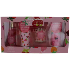 Aeropostale Women's Gift Set - Delightful Bath and Body Home Collection, 4 Piece