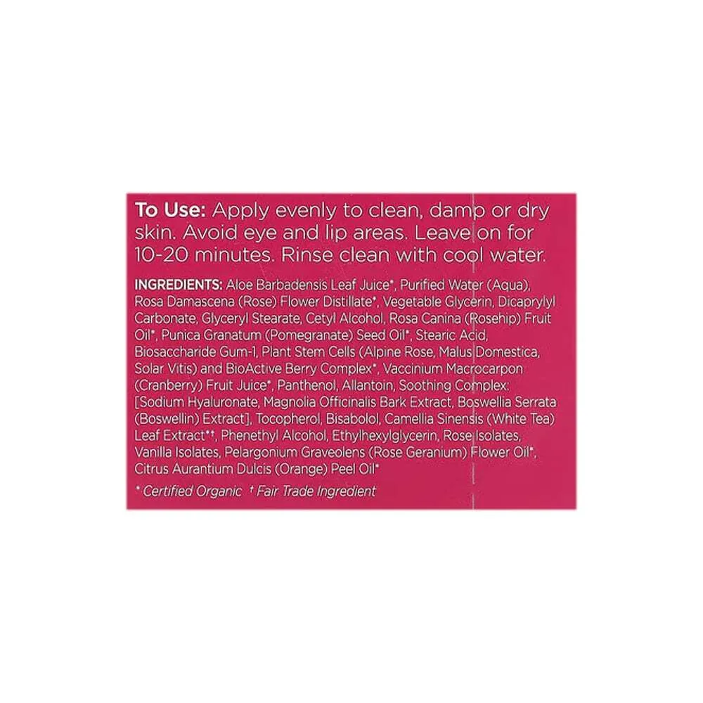 Andalou Naturals 1000 Roses Rosewater Instant Soothing Face Mask 8g - Travel Size