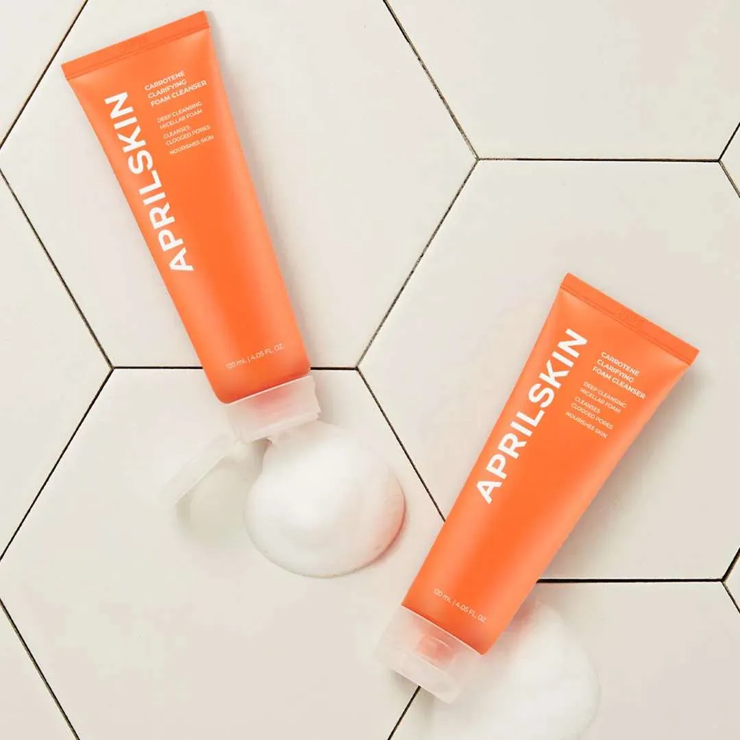 April Skin Real Carrotene Acne Foam Cleanser 120g