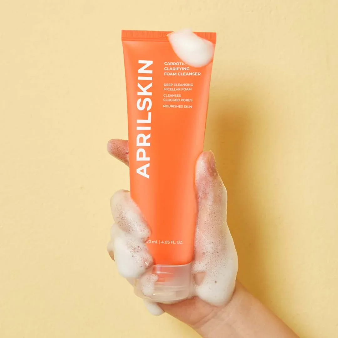 April Skin Real Carrotene Acne Foam Cleanser 120g