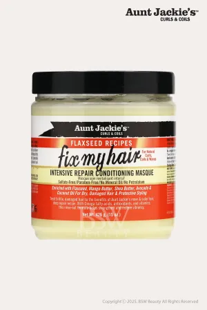 AUNT JACKIES FIX MY HAIR INTENSIVE REPAIR CONDITIONING MASQUE 15oz