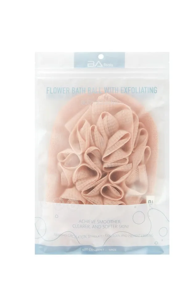 BA Tools Bath Flower Bath Ball With Exfoliating