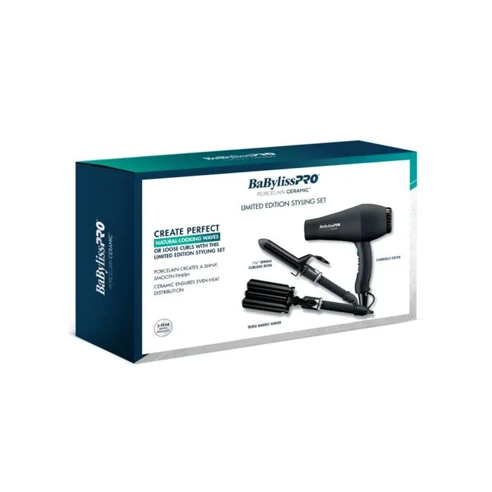 BaBylissPRO® Porcelain Ceramic Limited Edition Styling Set