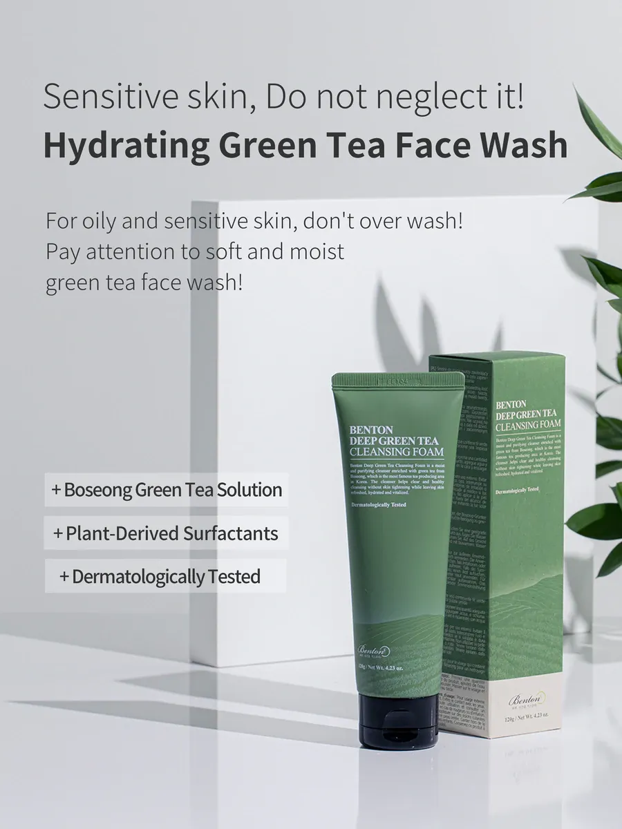 Benton Deep Green Cleansing Foam 120g
