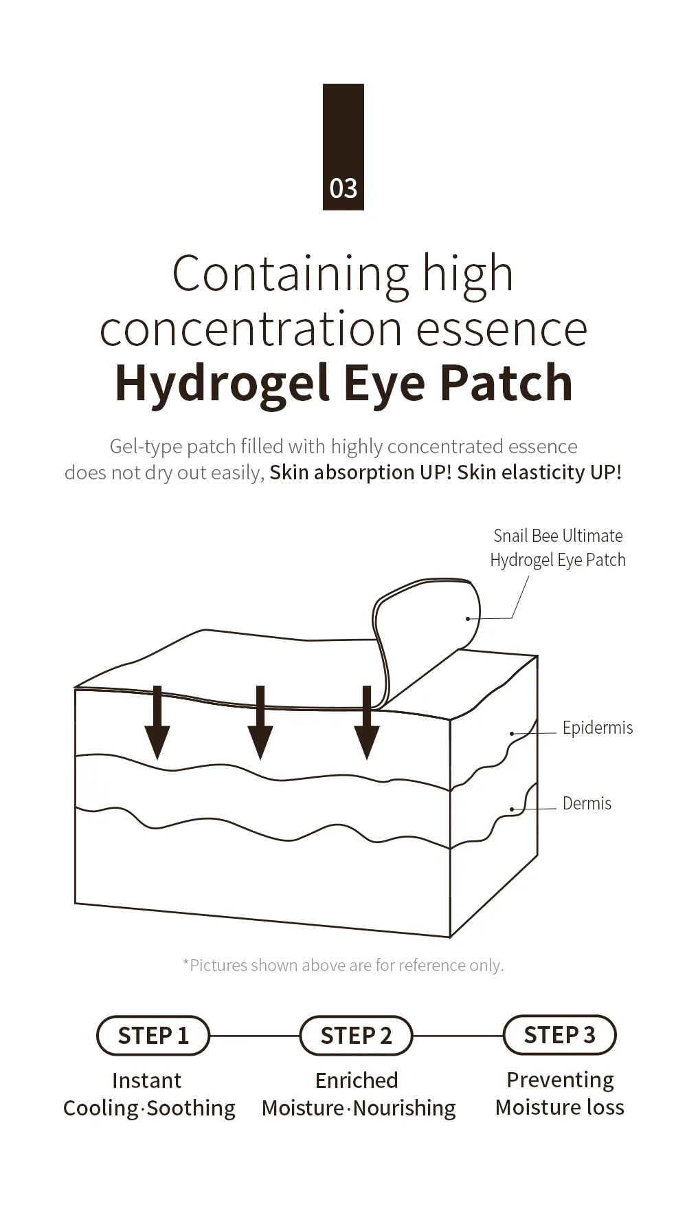 Benton Snail Bee Ultimate Hydrogel Eye Patch 60Pcs