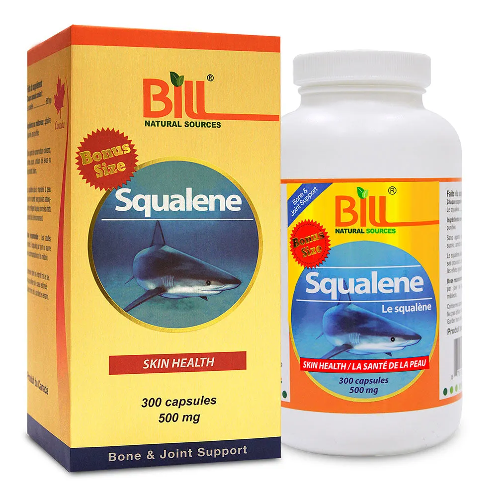 BILL Natural Sources® Squalene 500mg Capsules