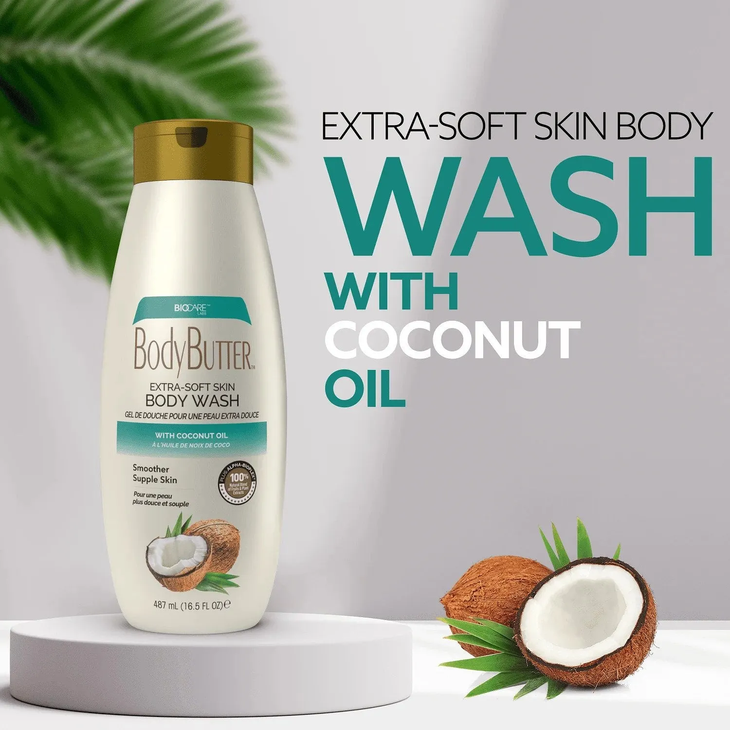 Biocare Body Butter Extra-Soft Skin with Coconut Oil Body Wash - 16.5 oz