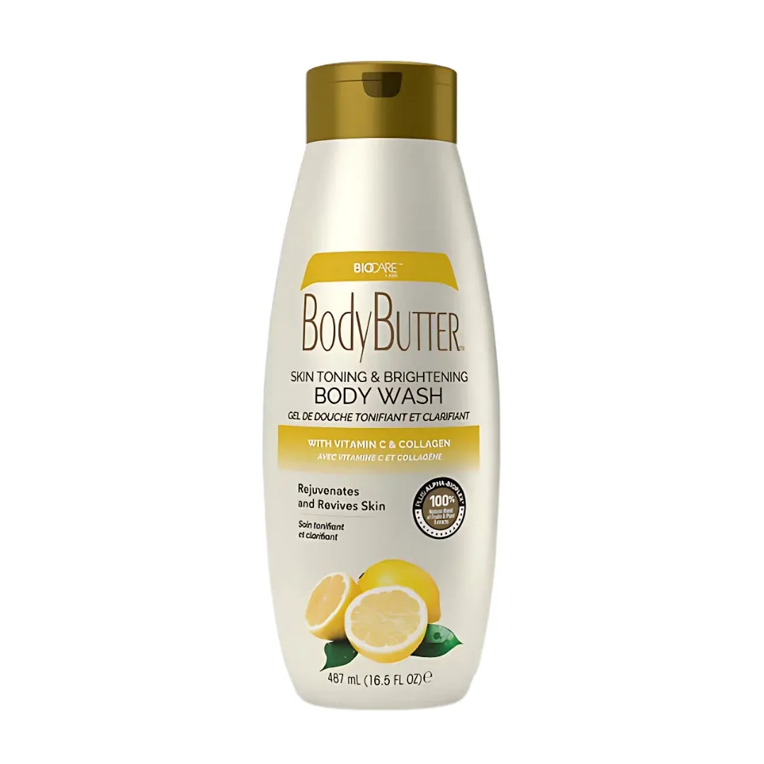 Biocare Body Butter Skin Toning & Brightening with Vitamin C & Collagen Body Wash - 16.5 oz