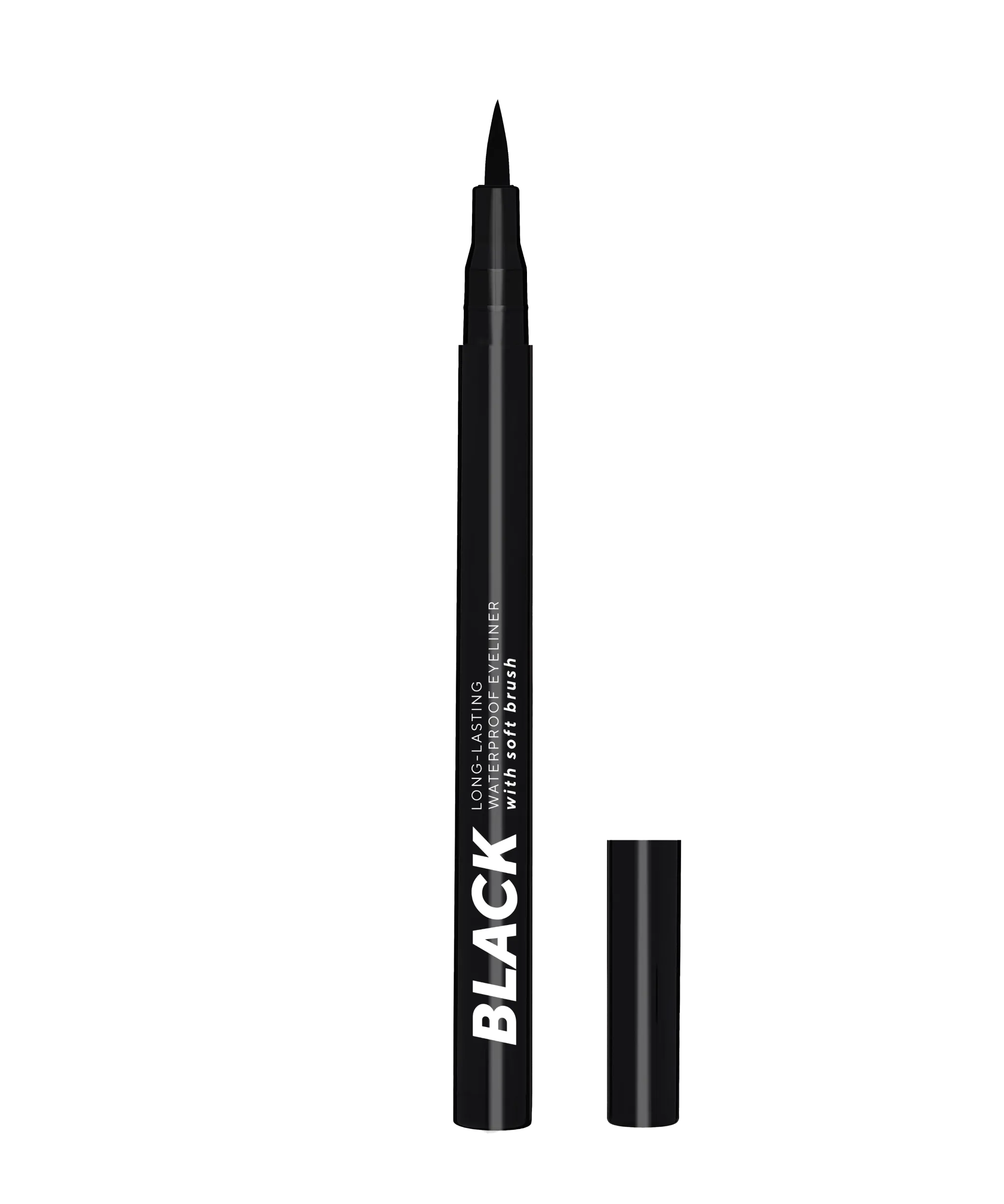 Black Eyeliner with Soft Brush
