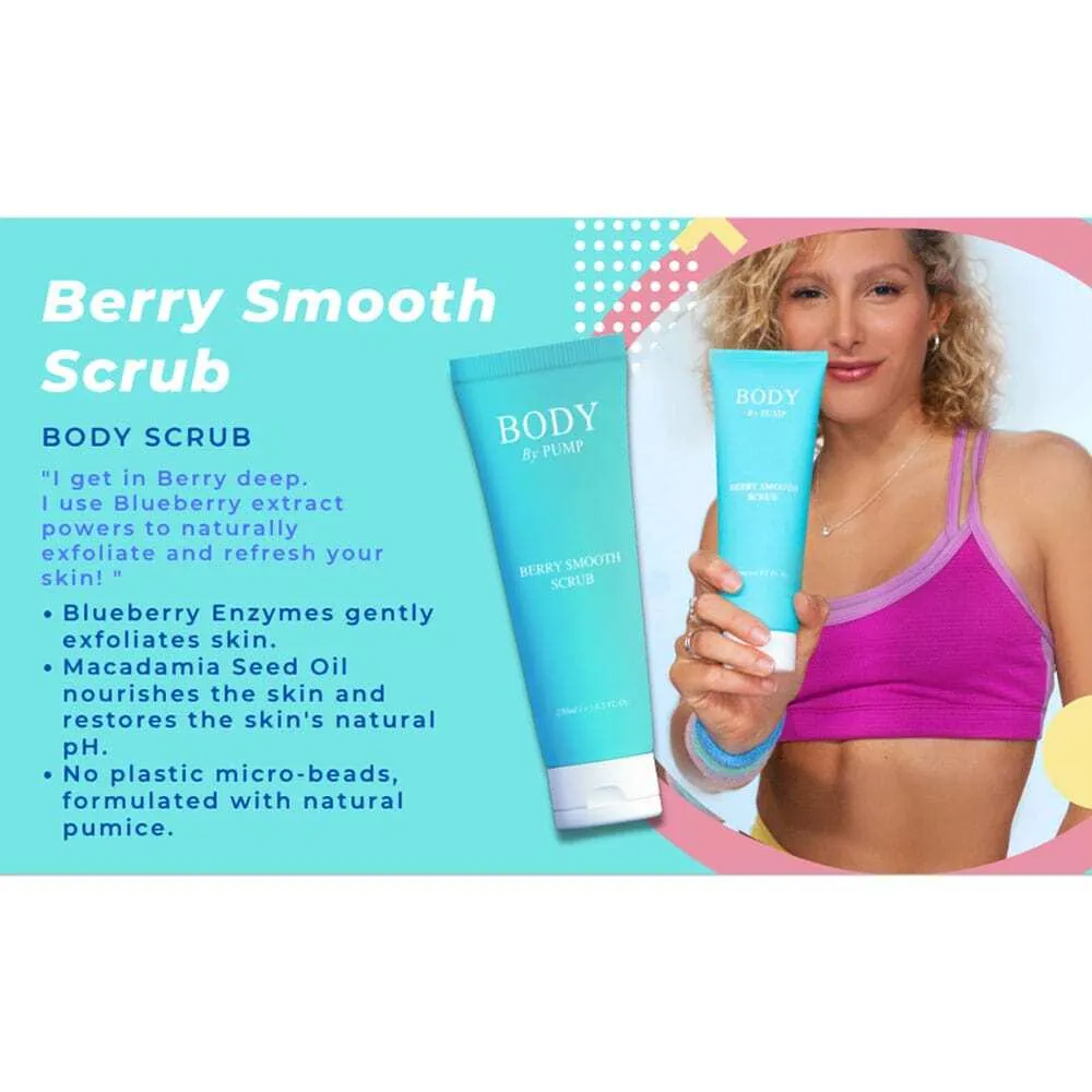 Body By Pump Berry Smooth Scrub 50ml