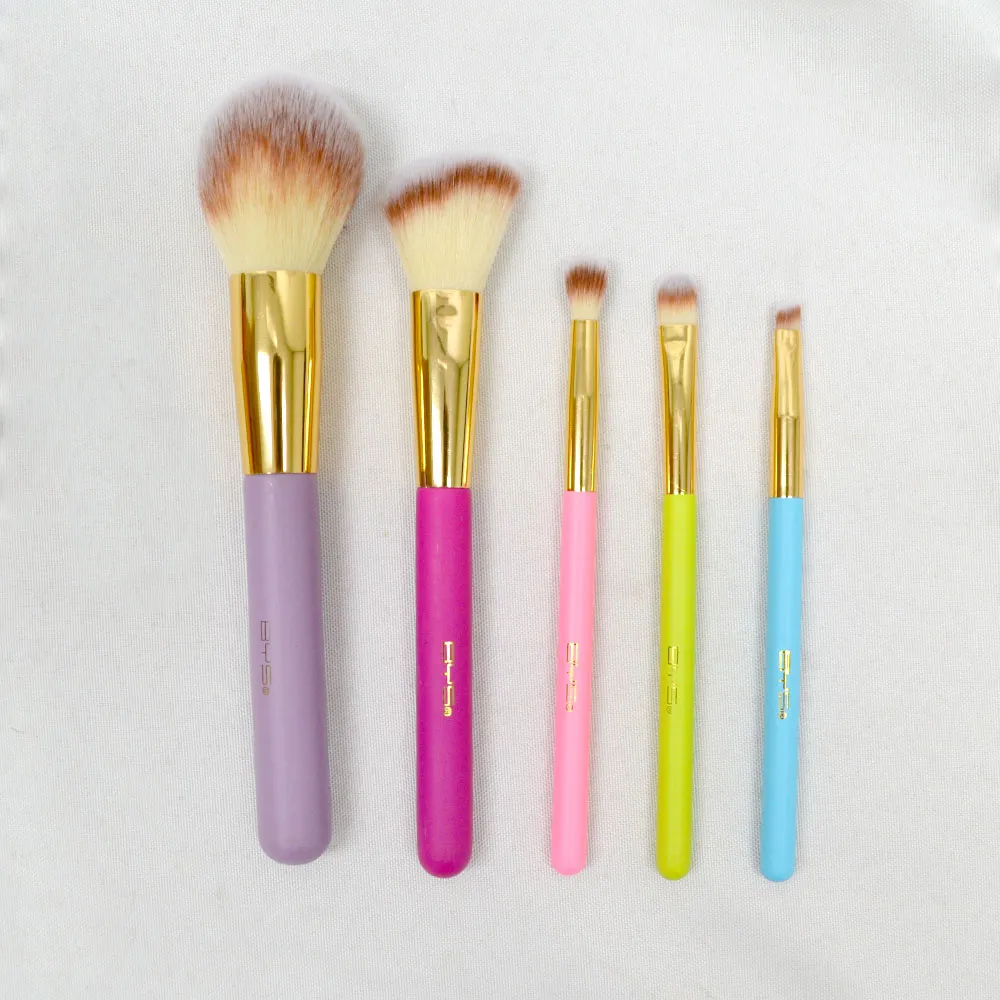 BYS Neon 5pc Brush Kit Cylinder
