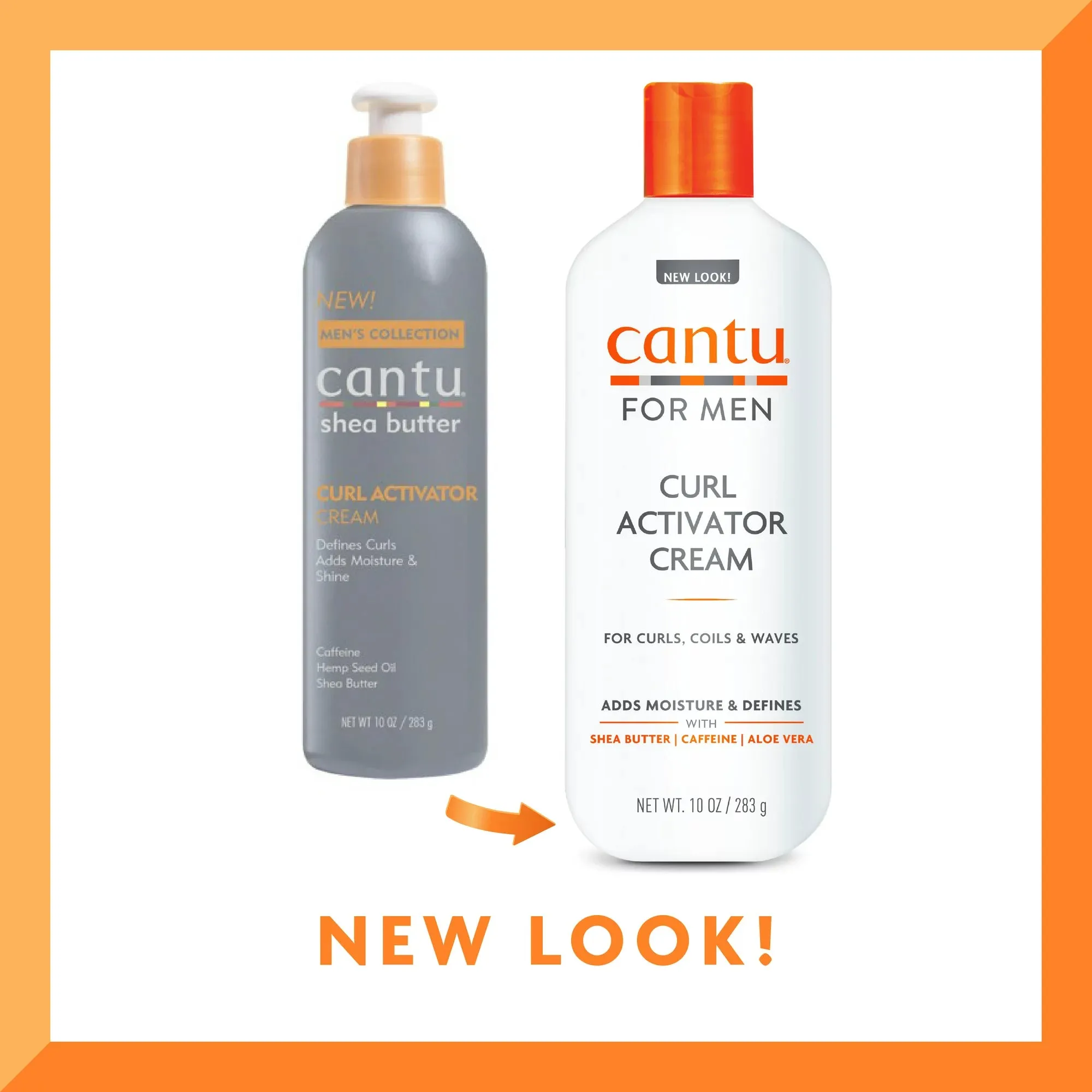 Cantu Men's Collection Curl Activator Cream - Define Curls. Add Moisture & Shine
