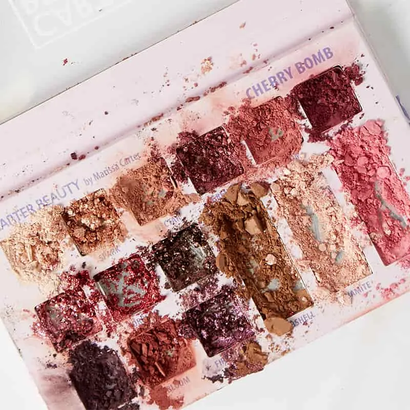 Carter Beauty By Marissa Cherry Bomb Mixed Face & Eye Palette Discontinued