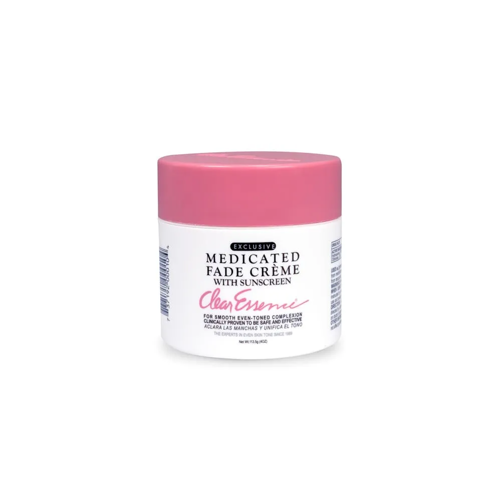 Clear Essence Exclusive Medicated Fade Creme with Sunscreen - 4 oz