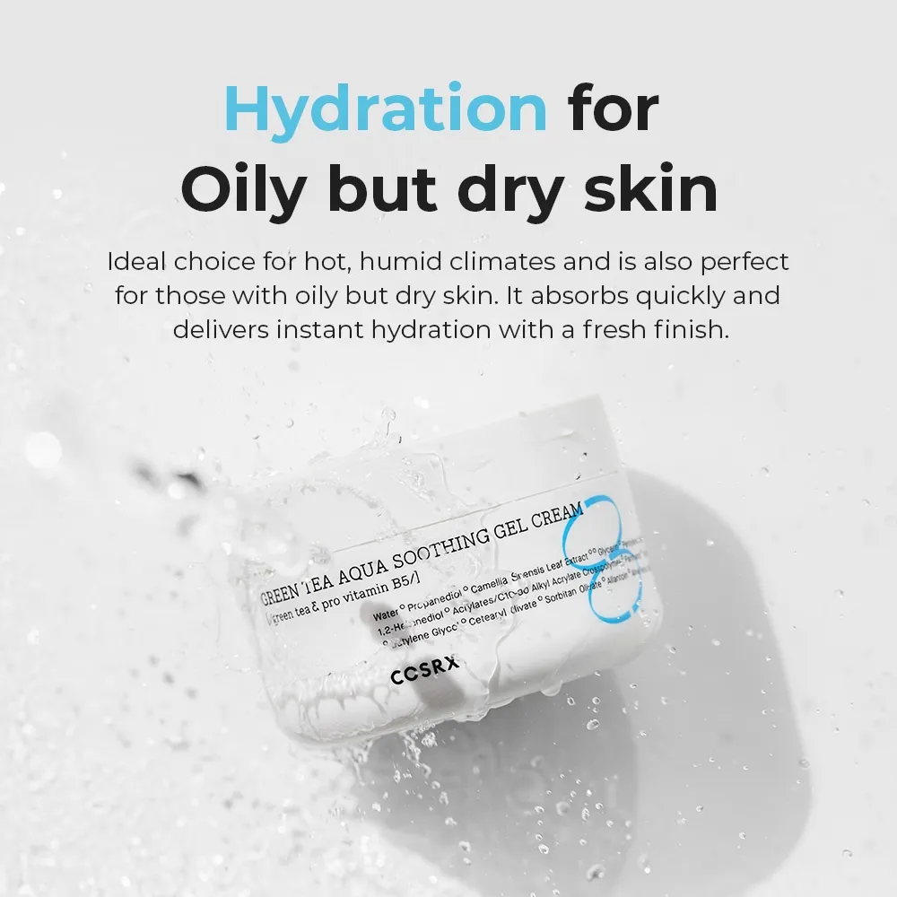 Cosrx Hydrium Green Tea Aqua Soothing Gel Cream 50ml