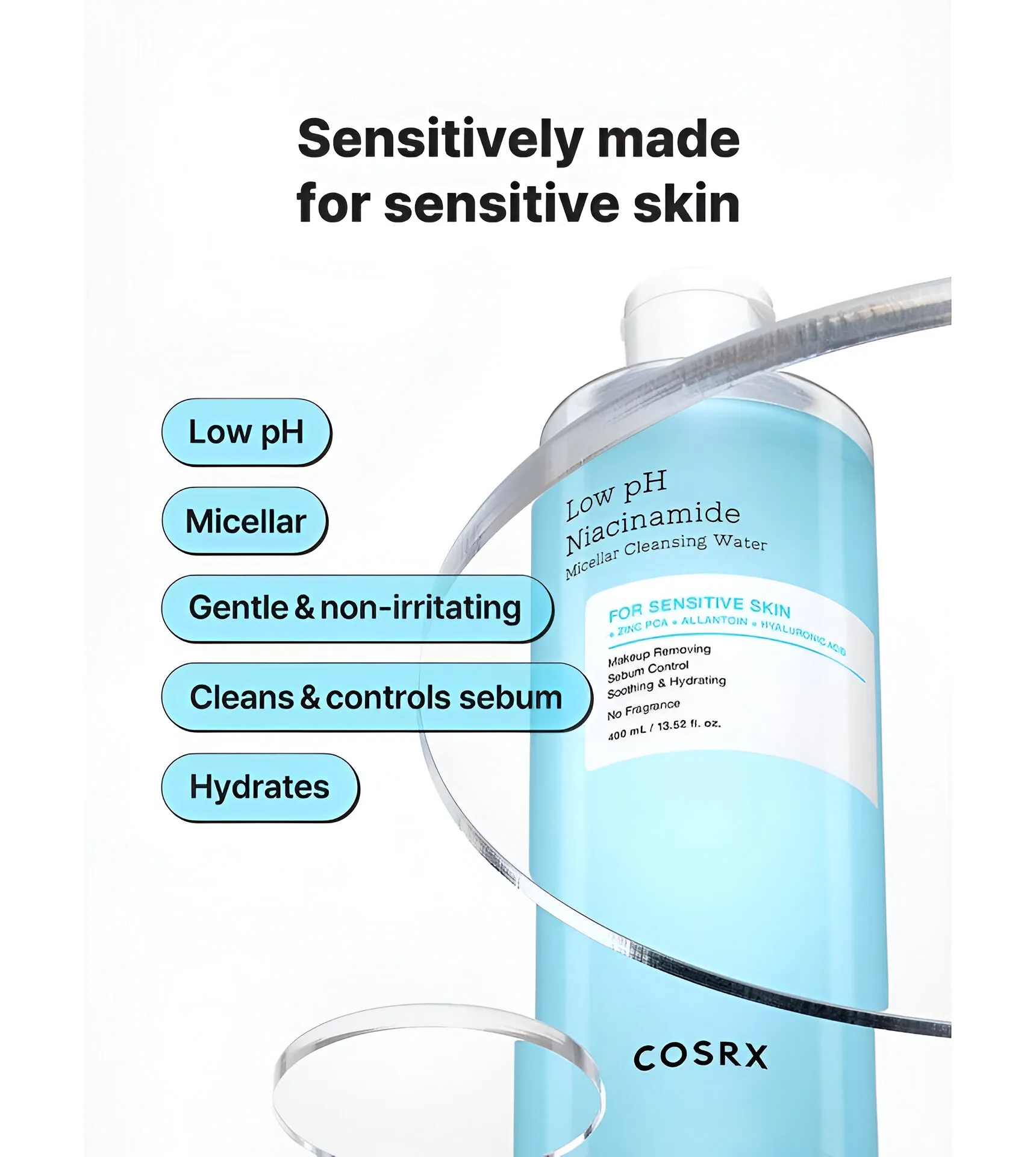 Cosrx Low PH Niacinamide Micellar Cleansing Water