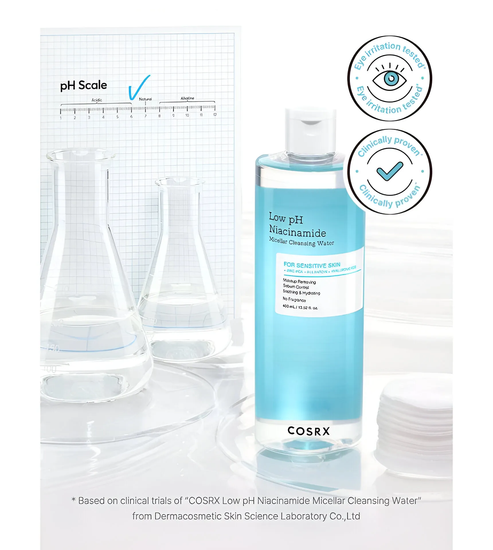 Cosrx Low PH Niacinamide Micellar Cleansing Water
