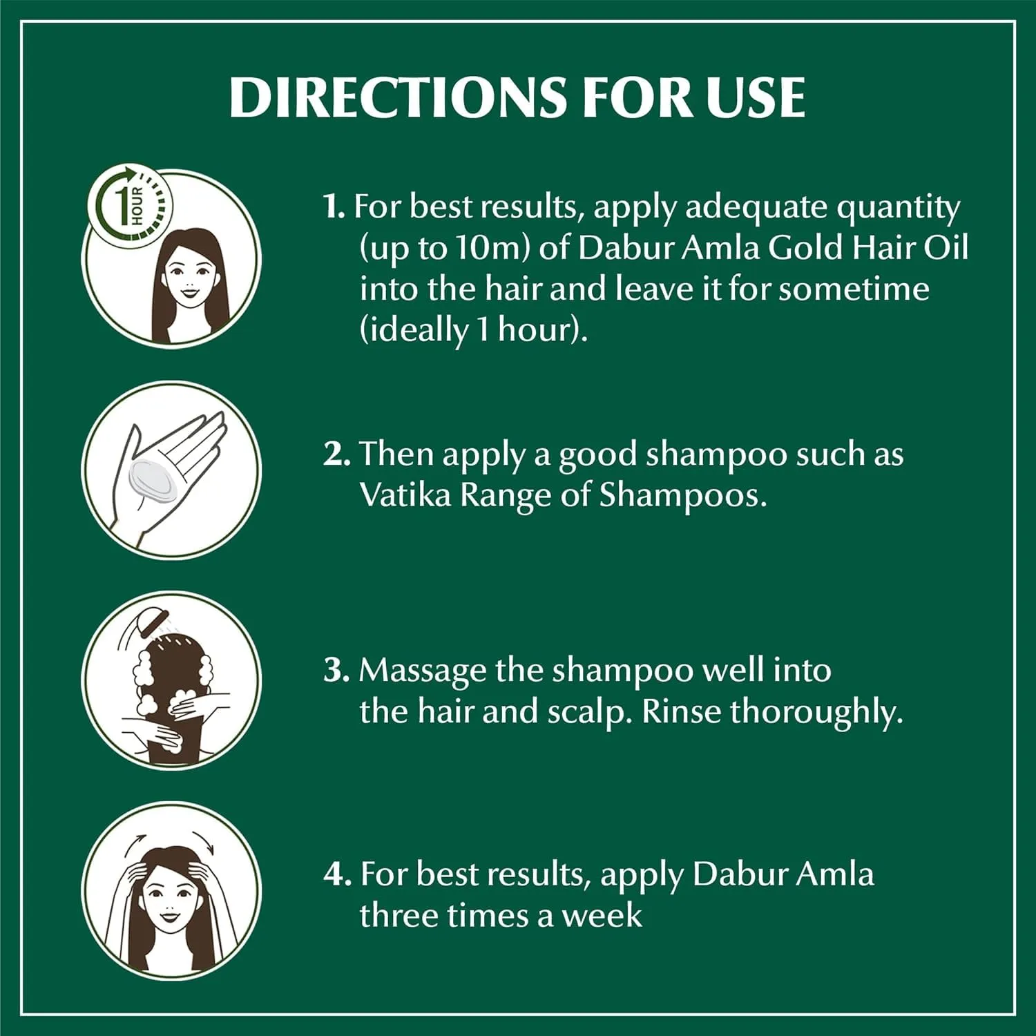 Dabur Amla Natural Hair Oil - 10.14 oz