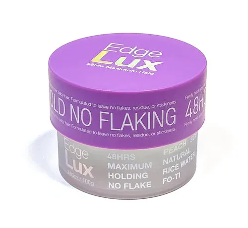 EDGE LUX 48-Hour Maximum Hold No Flaking Natural Ingredients Conditioning Hair Gel