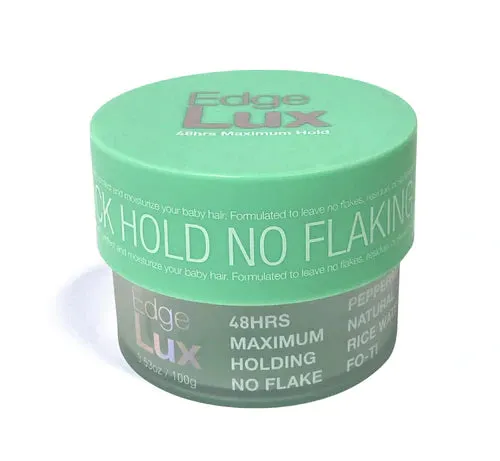 EDGE LUX 48-Hour Maximum Hold No Flaking Natural Ingredients Conditioning Hair Gel