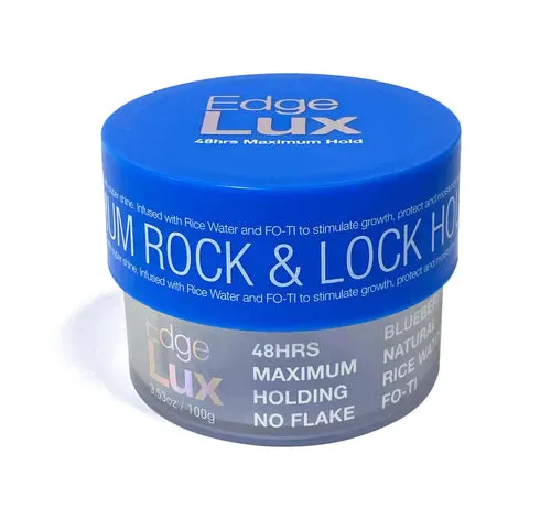 EDGE LUX 48-Hour Maximum Hold No Flaking Natural Ingredients Conditioning Hair Gel