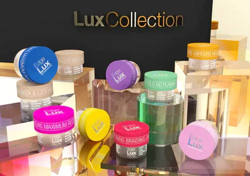 EDGE LUX 48-Hour Maximum Hold No Flaking Natural Ingredients Conditioning Hair Gel