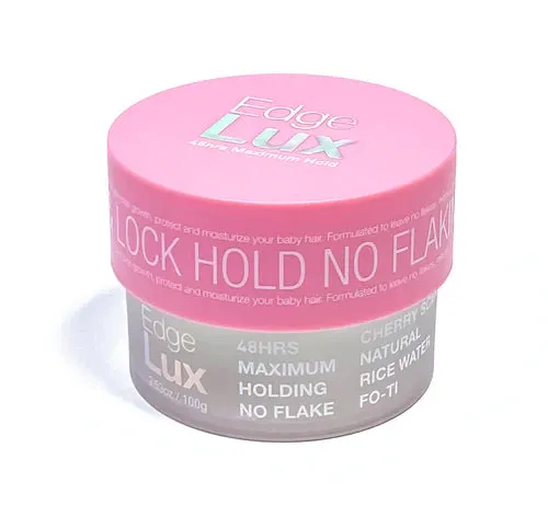 EDGE LUX 48-Hour Maximum Hold No Flaking Natural Ingredients Conditioning Hair Gel