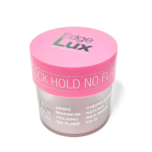 EDGE LUX 48-Hour Maximum Hold No Flaking Natural Ingredients Conditioning Hair Gel