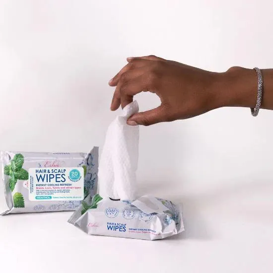 Esha Hair & Scalp Wipes - 20 Wipes