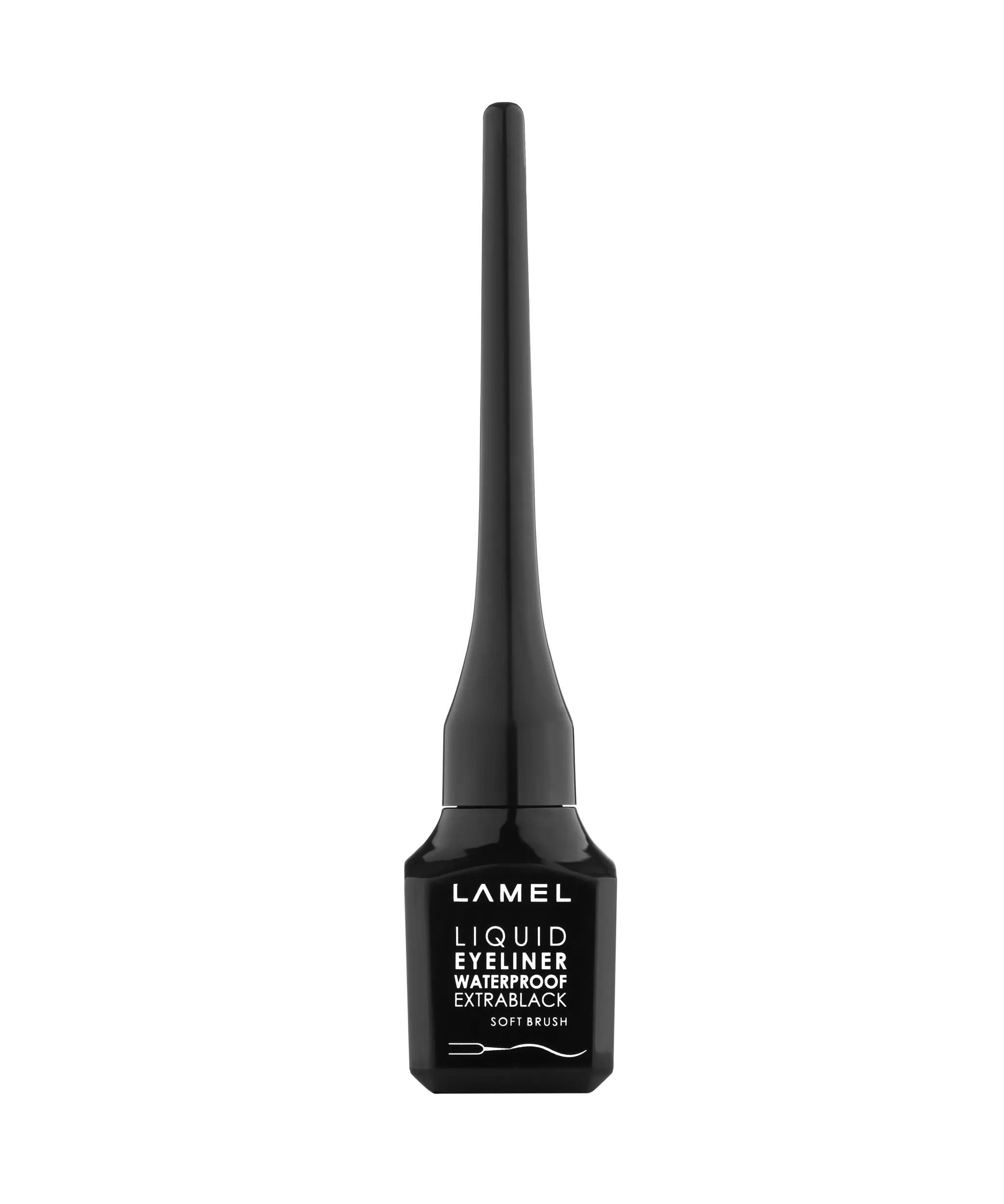 Eyeliner liquid with soft brush