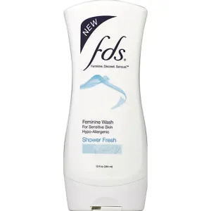 FDS Feminine Wash for Sensitive Skin - Shower Fresh - 13 oz