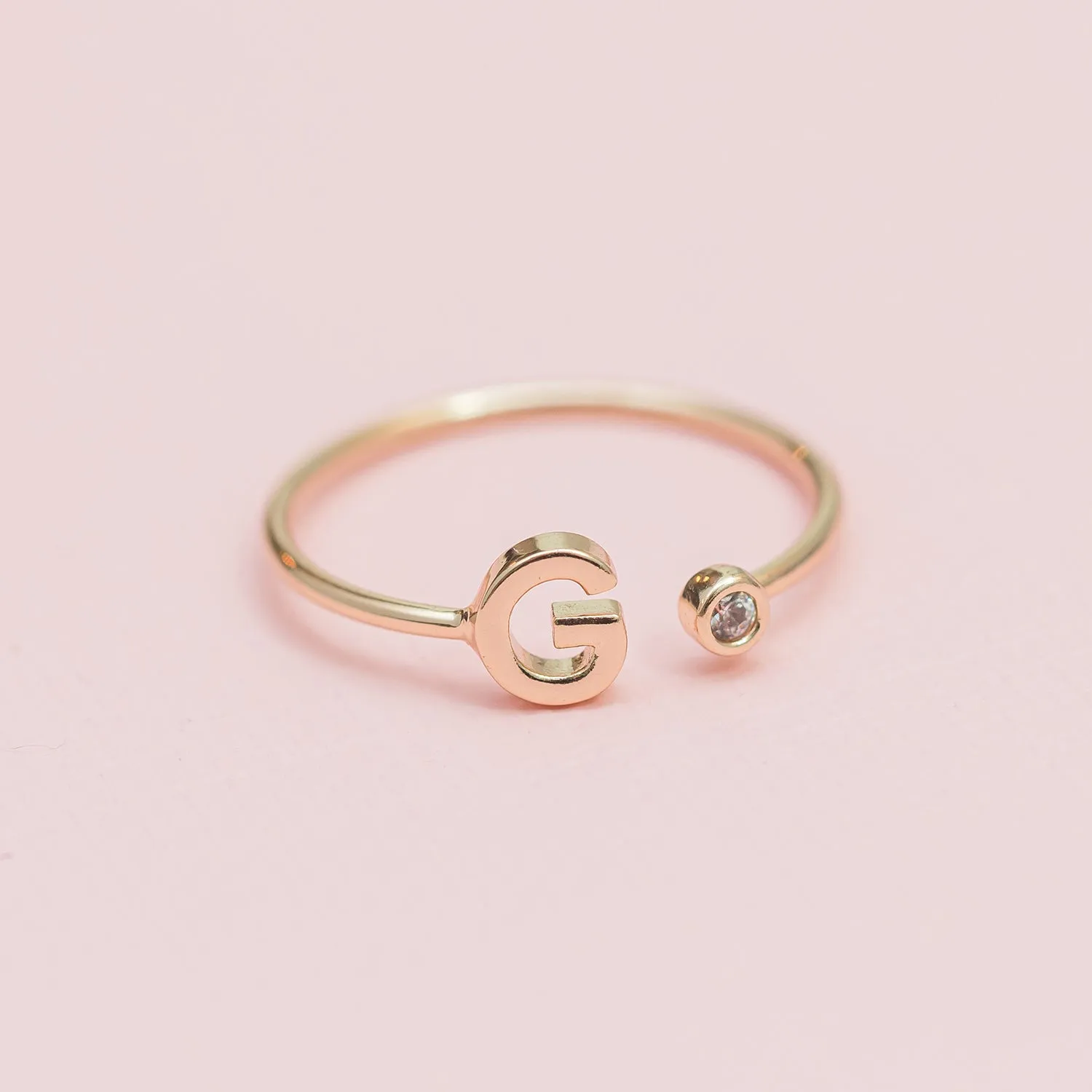 FINAL SALE - Luxe Initial Ring