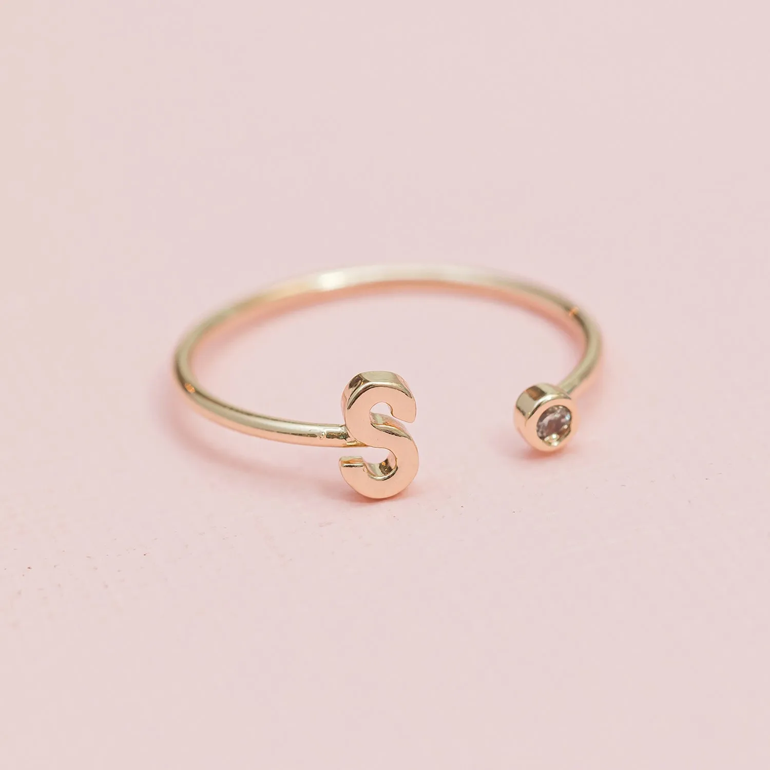 FINAL SALE - Luxe Initial Ring
