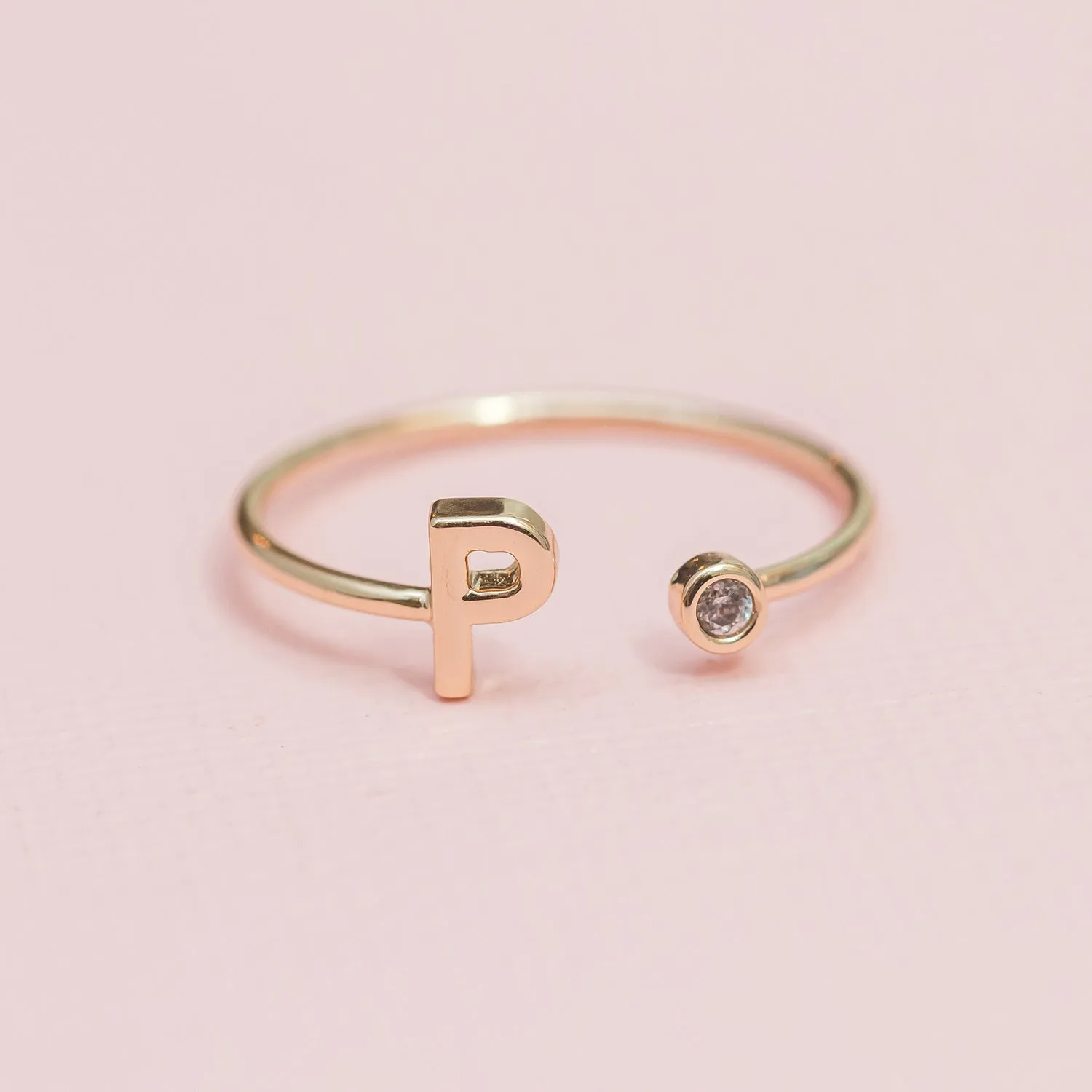FINAL SALE - Luxe Initial Ring
