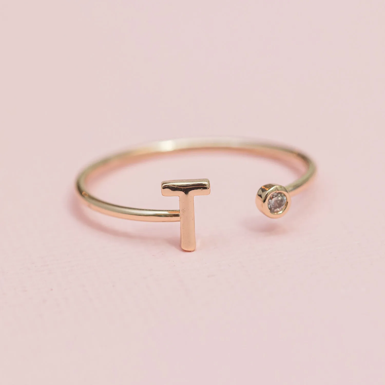 FINAL SALE - Luxe Initial Ring