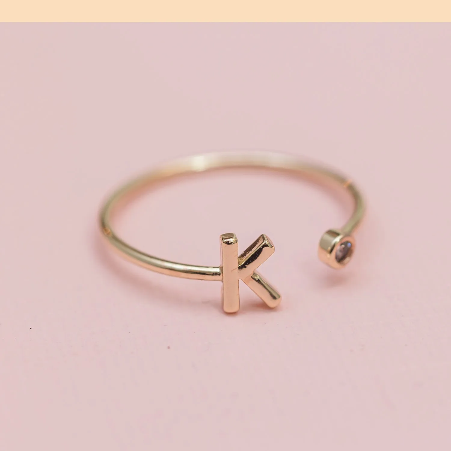 FINAL SALE - Luxe Initial Ring