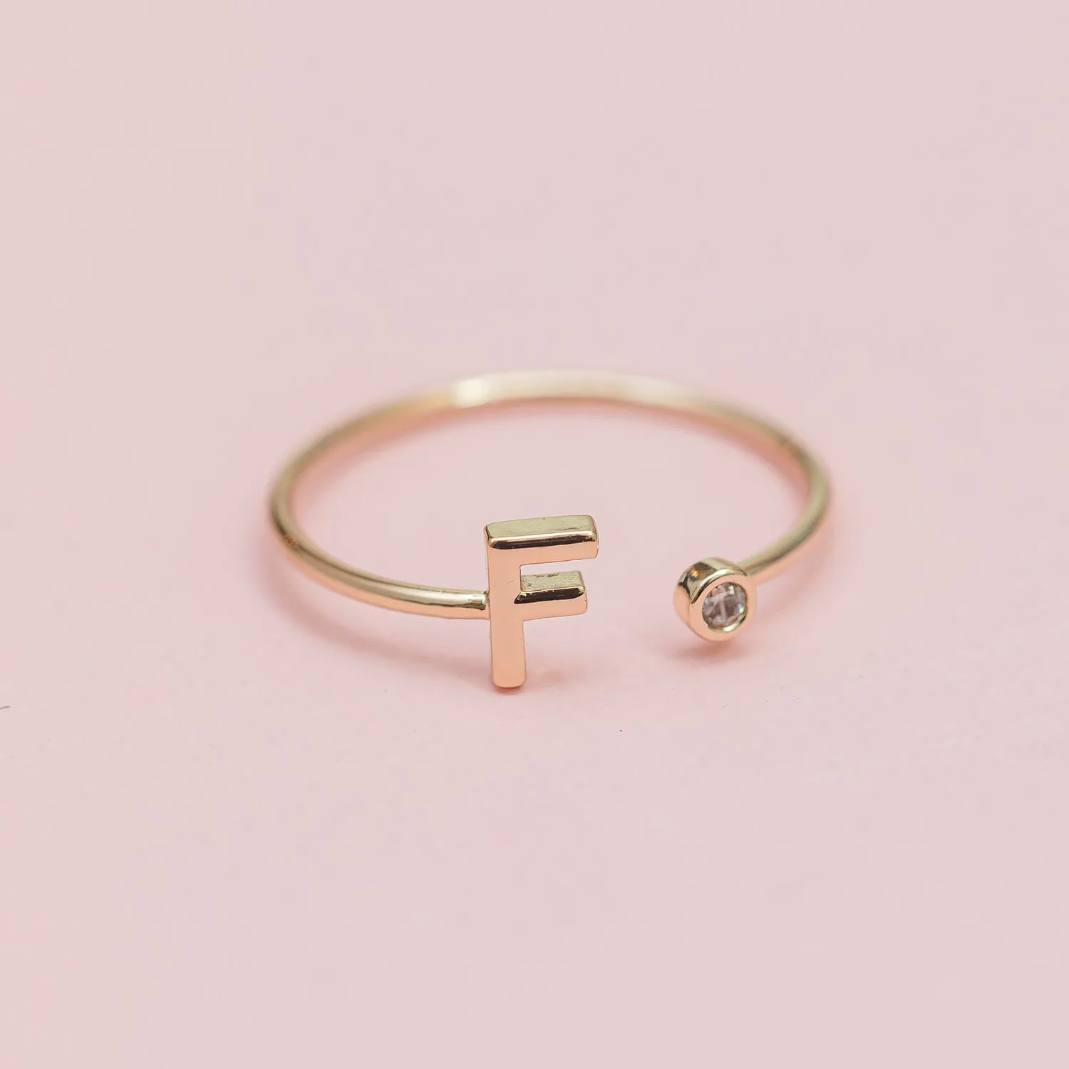 FINAL SALE - Luxe Initial Ring