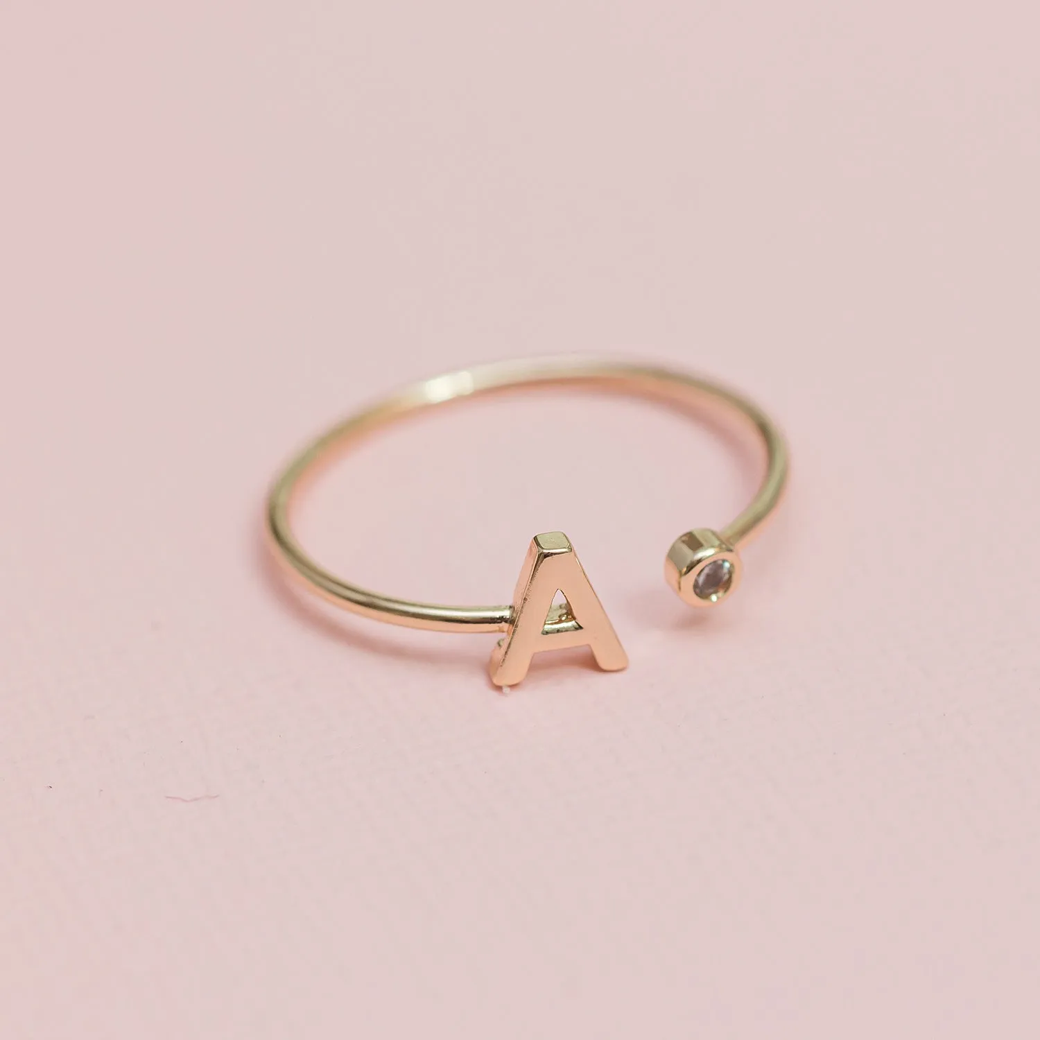 FINAL SALE - Luxe Initial Ring