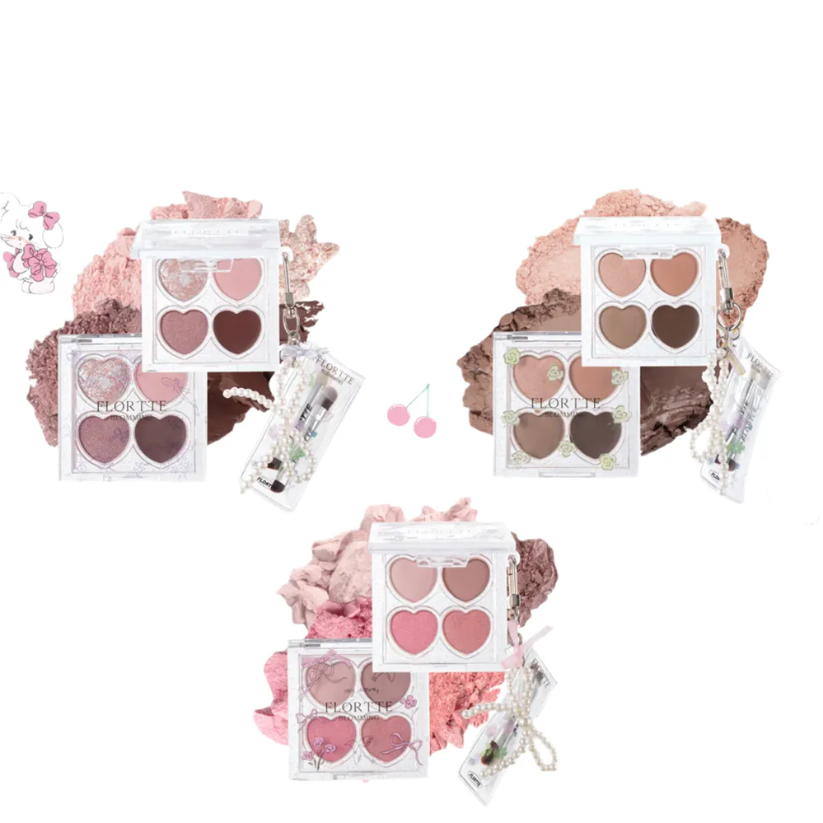 Flortte Love Yourself 4-Color Eyeshadow Palette