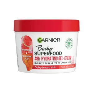 Garnier Fructis Superfood Body 48H Hydrating Gel Cream Normal Skin Watermelon   Hyaluronic Acid 380ml