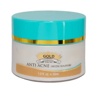 Gold Cosmetics | Anti Acne Cream | with Sulfur | 30 ml