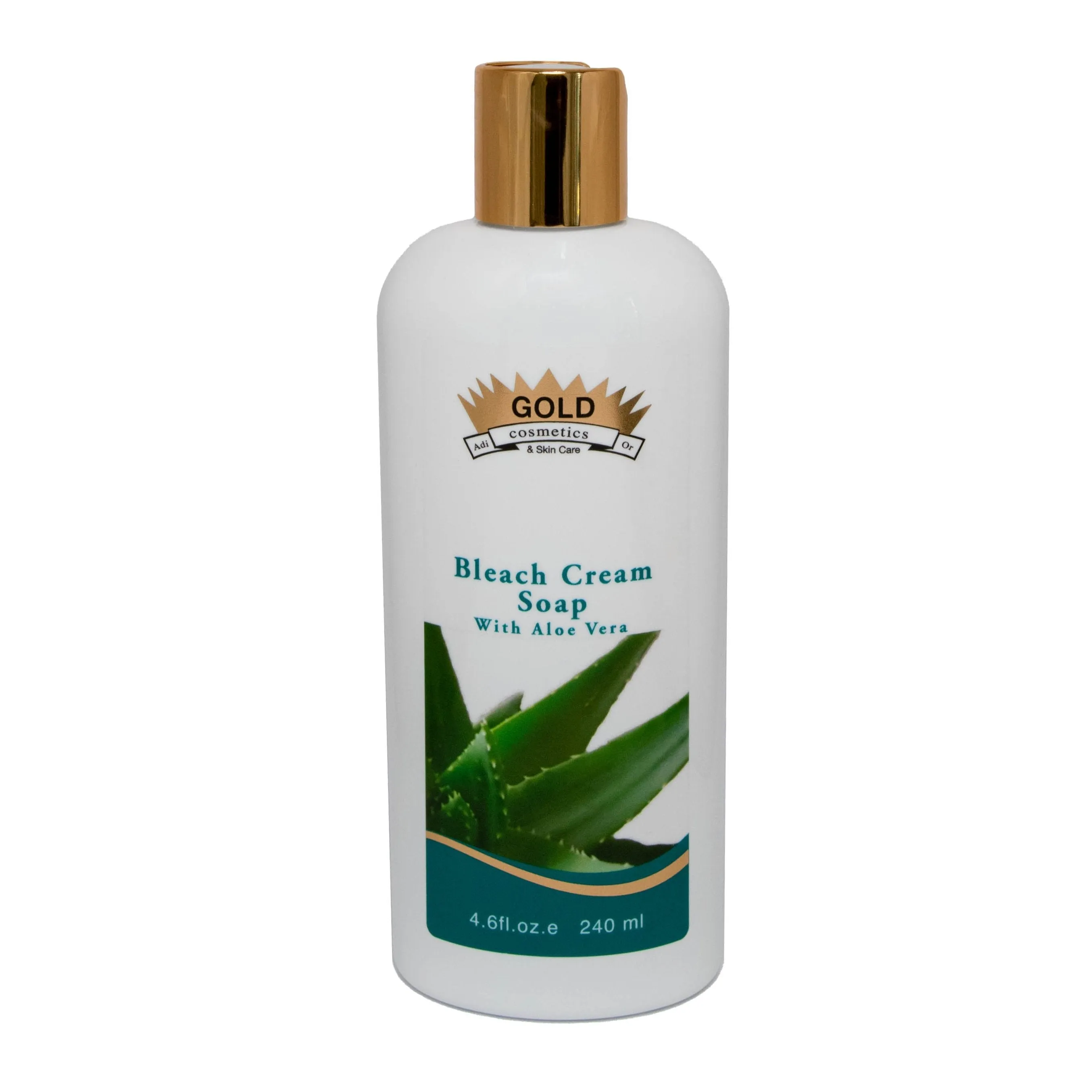 Gold Cosmetics | Bleach Cream Soap | Glowing Skin | 240 ml