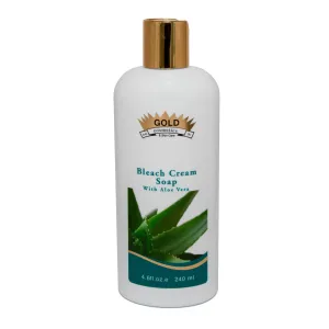 Gold Cosmetics | Bleach Cream Soap | Glowing Skin | 240 ml