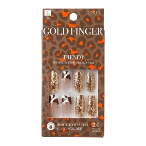 Gold Finger Trendy Nails - Totally Got This