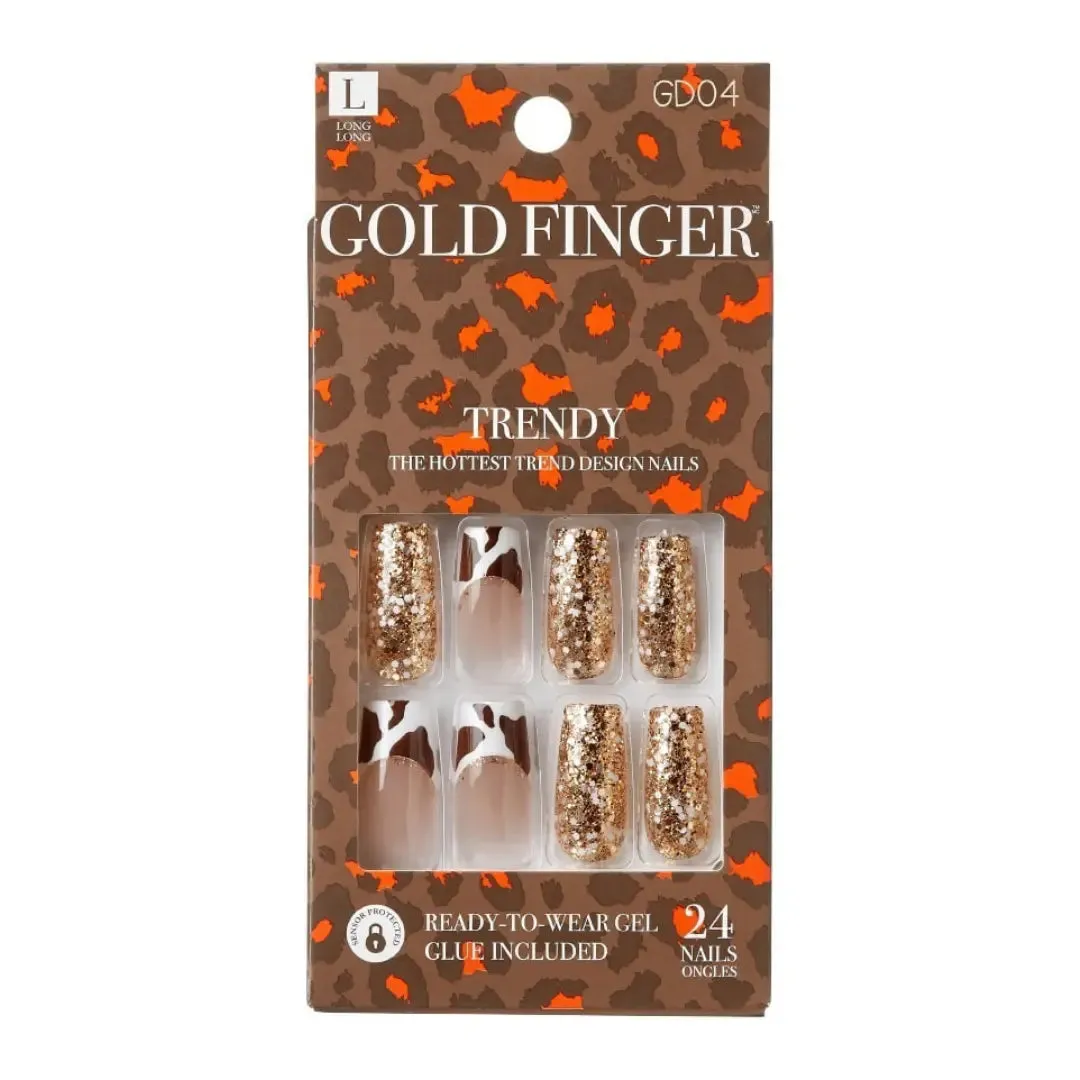 Gold Finger Trendy Nails - Totally Got This